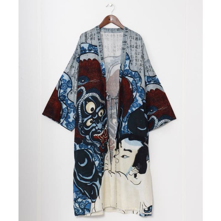 その他2 | 【カヤ】【UVカット加工】着る、NIPPON ART 倭の絵メンズ羽織 | アミナコレクション