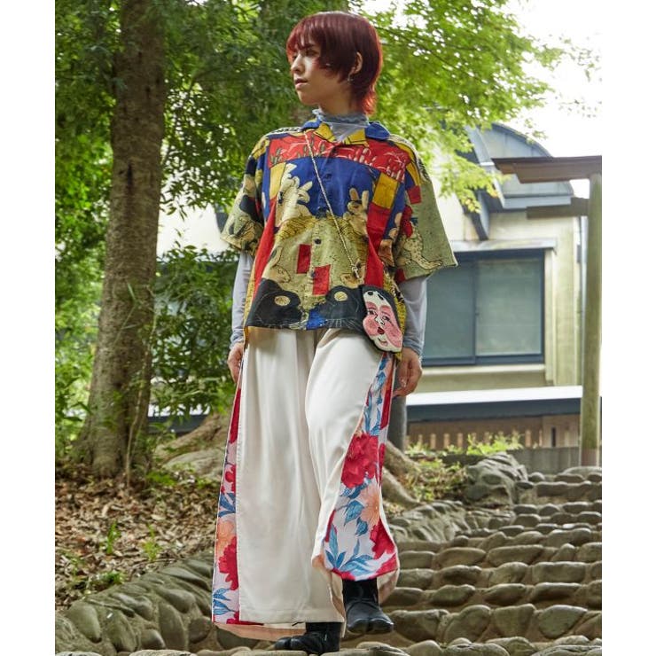 【カヤ】着る、NIPPON ART 倭の絵シャツMサイズ | アミナコレクション | 詳細画像47 