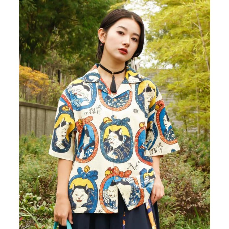 その他1 | 【カヤ】着る、NIPPON ART 倭の絵シャツMサイズ | アミナコレクション