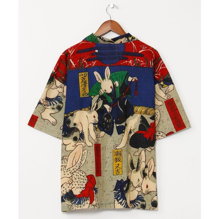 【カヤ】着る、NIPPON ART 倭の絵シャツＬサイズ | アミナコレクション | 詳細画像45 