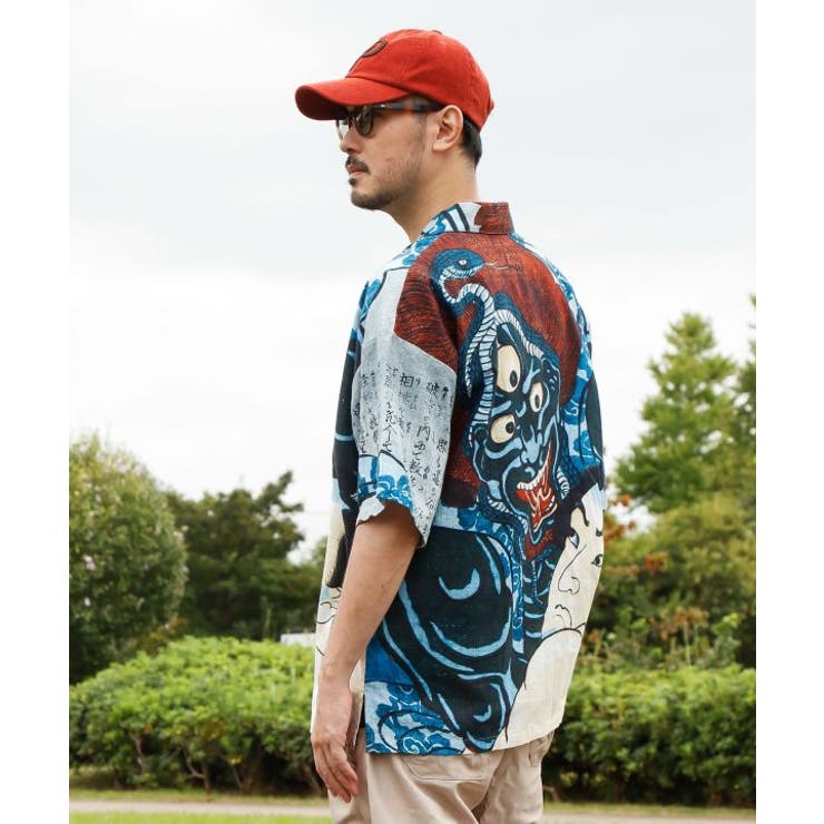 【カヤ】着る、NIPPON ART 倭の絵シャツＬサイズ | アミナコレクション | 詳細画像68 