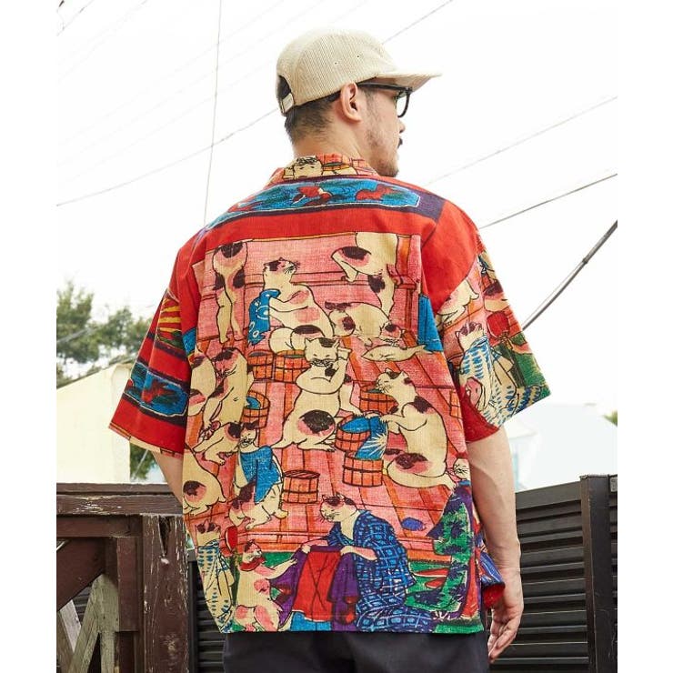 【カヤ】着る、NIPPON ART 倭の絵シャツＬサイズ | アミナコレクション | 詳細画像73 