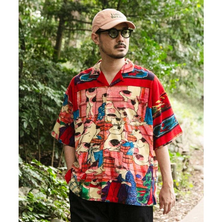 【カヤ】着る、NIPPON ART 倭の絵シャツＬサイズ | アミナコレクション | 詳細画像74 