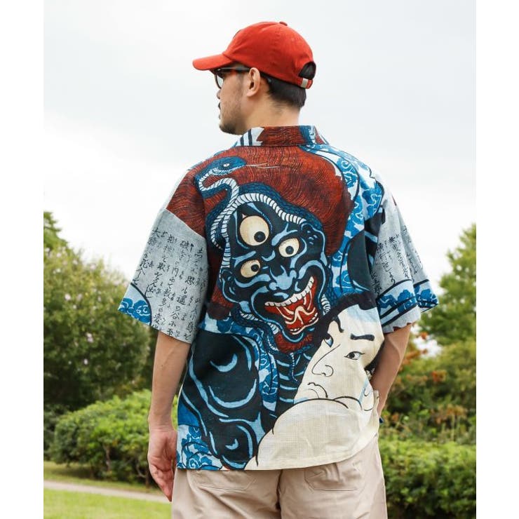 その他2 | 【カヤ】着る、NIPPON ART 倭の絵シャツＬサイズ | アミナコレクション