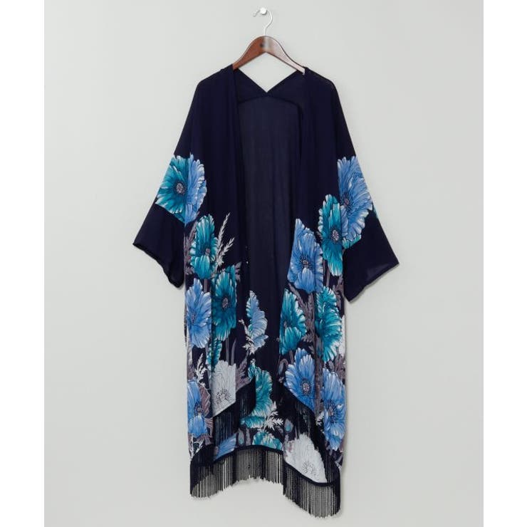【カヤ】【UVカット加工】花錦羽織 | アミナコレクション  | 詳細画像3 