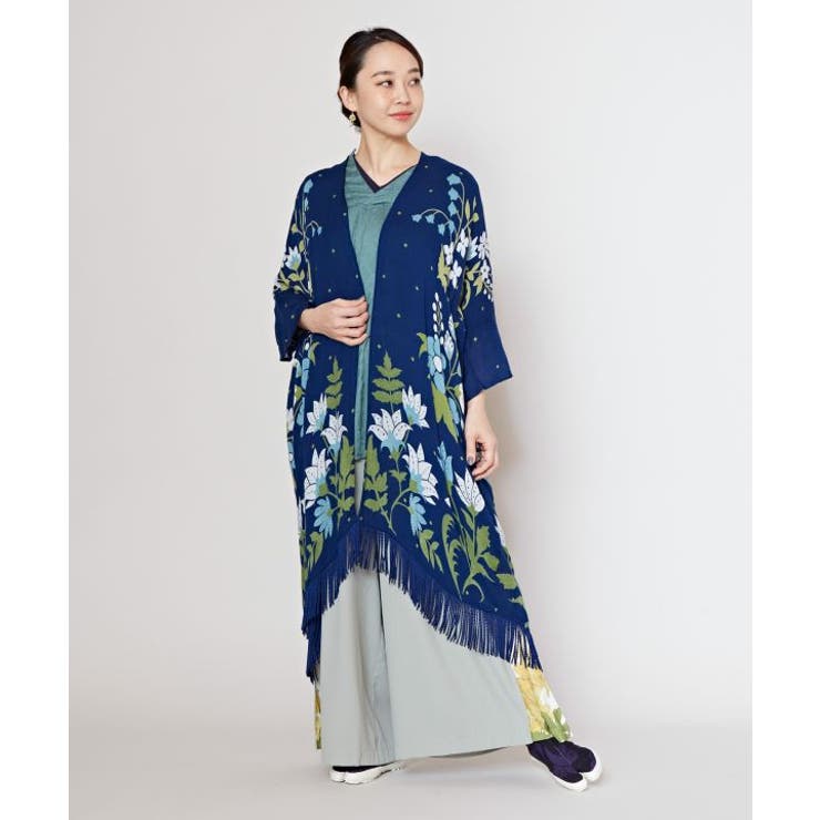 【カヤ】【UVカット加工】花錦羽織 | アミナコレクション  | 詳細画像6 