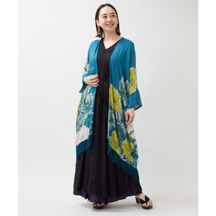 【カヤ】【UVカット加工】花錦羽織 | アミナコレクション  | 詳細画像7 