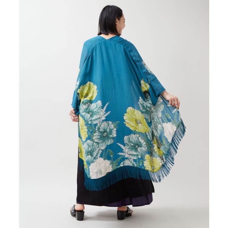 【カヤ】【UVカット加工】花錦羽織 | アミナコレクション  | 詳細画像9 