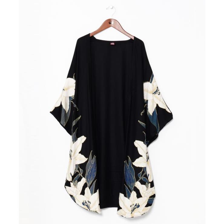 ブラック | 【カヤ】【UVカット加工】百合薫振袖羽織 | アミナコレクション 