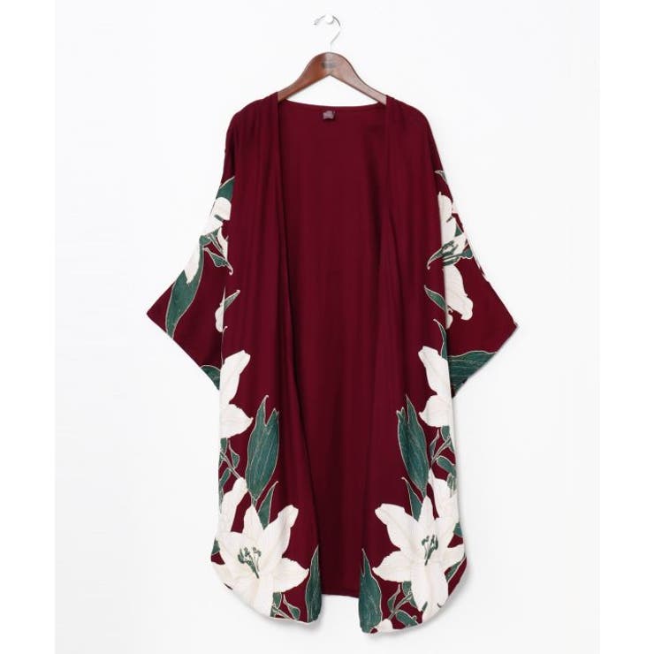 パープル | 【カヤ】【UVカット加工】百合薫振袖羽織 | アミナコレクション 