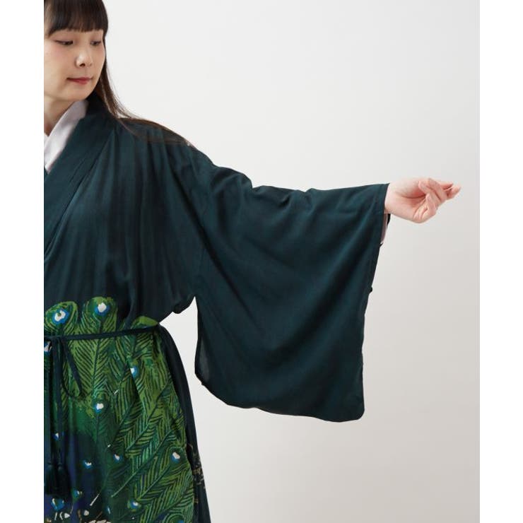 【カヤ】【ＵＶカット加工】	楚々（そそ）鳥獣羽織 | アミナコレクション  | 詳細画像15 