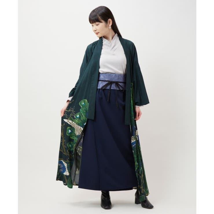 【カヤ】【ＵＶカット加工】	楚々（そそ）鳥獣羽織 | アミナコレクション  | 詳細画像4 