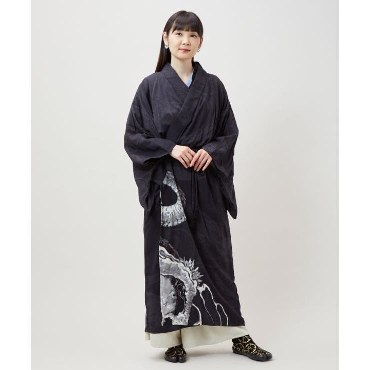 【カヤ】【ＵＶカット加工】	楚々（そそ）鳥獣羽織 | アミナコレクション  | 詳細画像5 