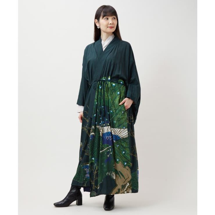 【カヤ】【ＵＶカット加工】	楚々（そそ）鳥獣羽織 | アミナコレクション  | 詳細画像6 