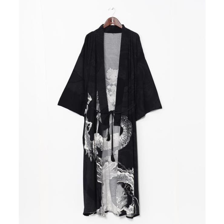ダークグレー | 【カヤ】【ＵＶカット加工】	楚々（そそ）鳥獣羽織 | アミナコレクション 