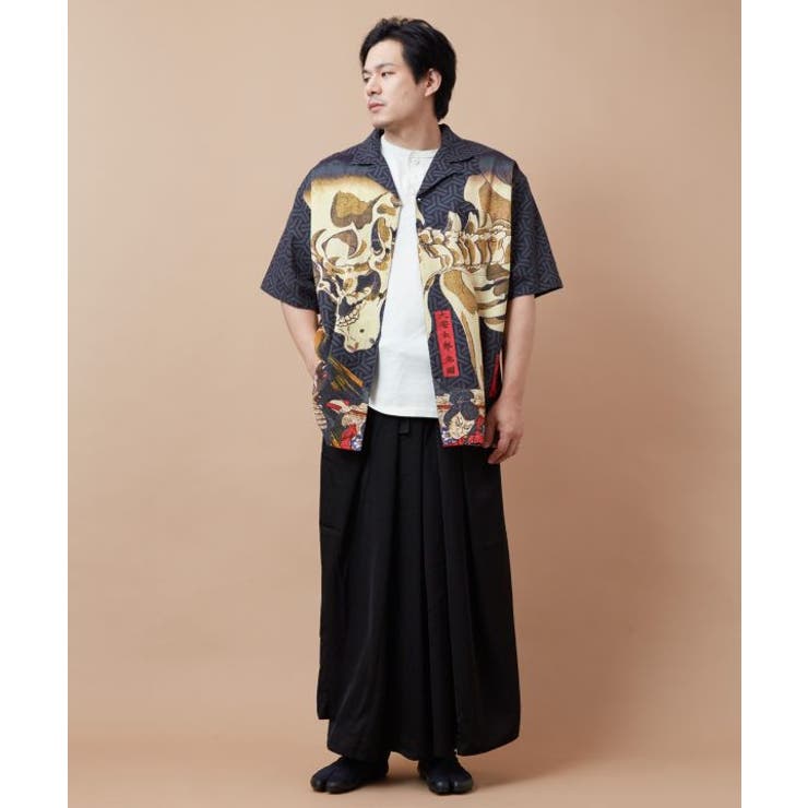 【カヤ】着る、NIPPON ART 倭の絵シャツＸＬサイズ | アミナコレクション  | 詳細画像1 