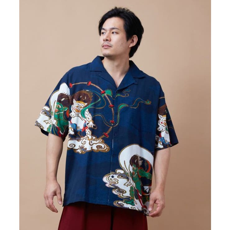【カヤ】着る、NIPPON ART 倭の絵シャツＸＬサイズ | アミナコレクション  | 詳細画像5 