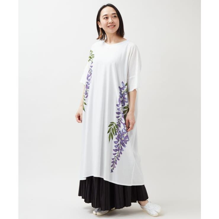 【カヤ】【ＵＶカット加工】紫藤 羽織付きワンピース | アミナコレクション  | 詳細画像6 