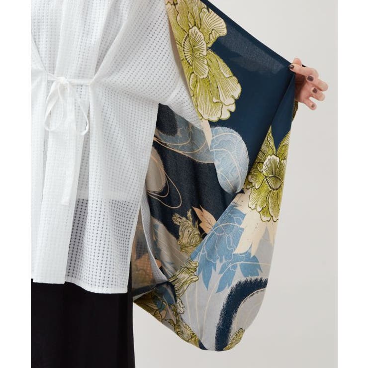 【カヤ】【UVカット加工】花舟振袖風羽織 | アミナコレクション  | 詳細画像11 