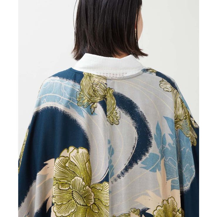 【カヤ】【UVカット加工】花舟振袖風羽織 | アミナコレクション  | 詳細画像12 