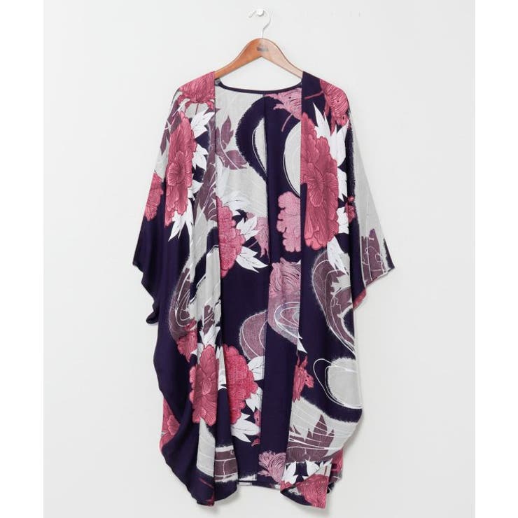【カヤ】【UVカット加工】花舟振袖風羽織 | アミナコレクション  | 詳細画像3 