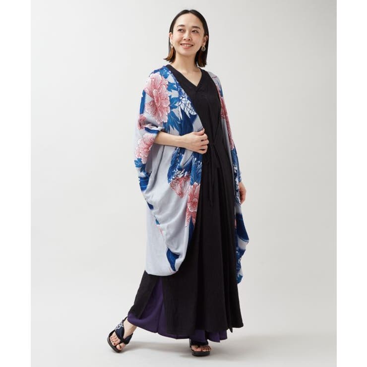 【カヤ】【UVカット加工】花舟振袖風羽織 | アミナコレクション  | 詳細画像5 