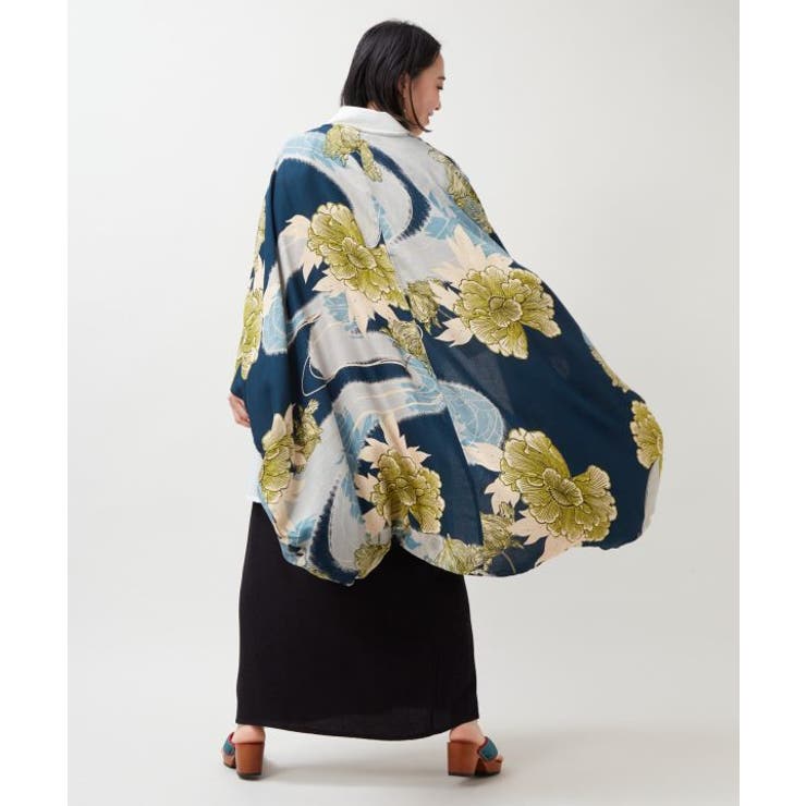 【カヤ】【UVカット加工】花舟振袖風羽織 | アミナコレクション  | 詳細画像7 