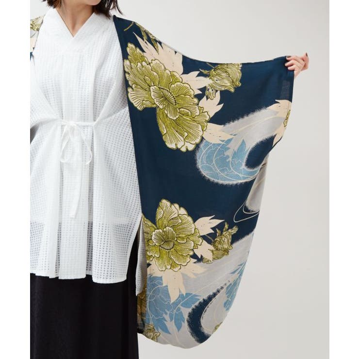 【カヤ】【UVカット加工】花舟振袖風羽織 | アミナコレクション  | 詳細画像9 