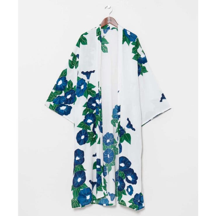 【カヤ】【UVカット加工】容花（かおばな）着物風羽織 | アミナコレクション  | 詳細画像7 