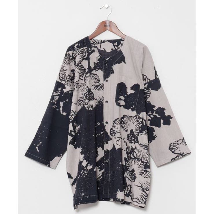 ベージュ | 【カヤ】気っ風ダボメンズシャツ | アミナコレクション 