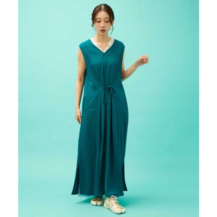 【カヤ】菊錦ノースリーブワンピース | アミナコレクション  | 詳細画像5 