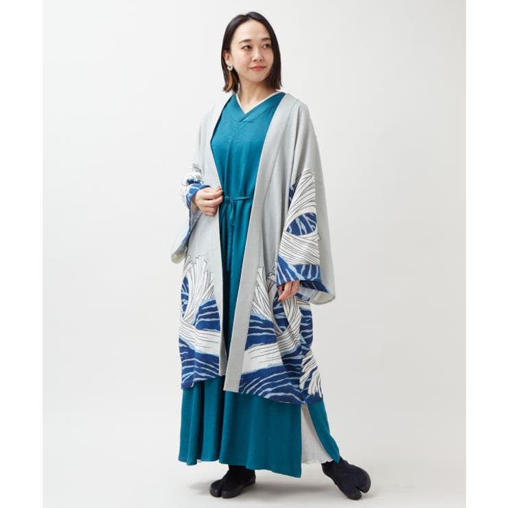 【カヤ】菊錦ノースリーブワンピース | アミナコレクション  | 詳細画像6 