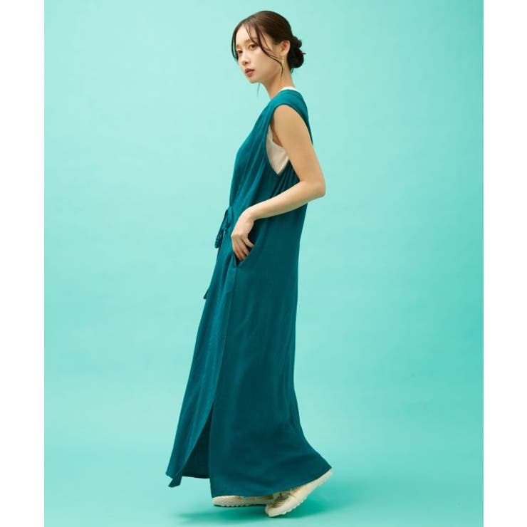 【カヤ】菊錦ノースリーブワンピース | アミナコレクション  | 詳細画像7 
