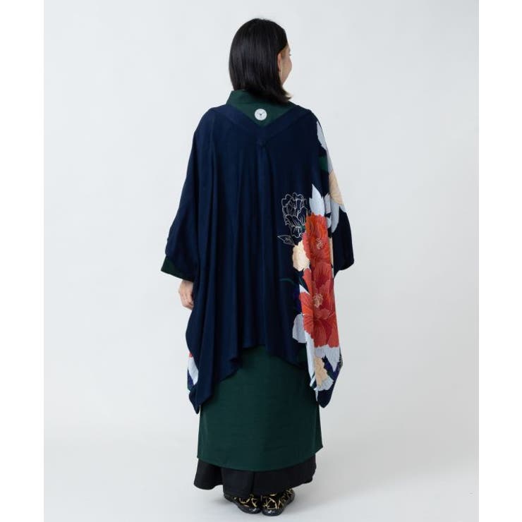 【カヤ】【ＵＶカット加工】花綴り羽織 | アミナコレクション  | 詳細画像4 