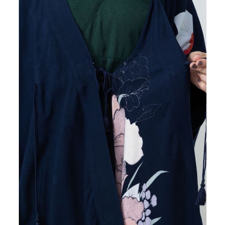 【カヤ】【ＵＶカット加工】花綴り羽織 | アミナコレクション  | 詳細画像6 