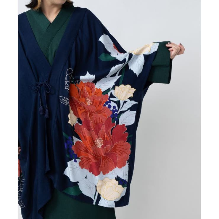【カヤ】【ＵＶカット加工】花綴り羽織 | アミナコレクション  | 詳細画像9 