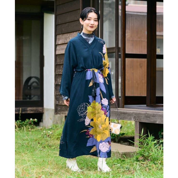 グリーン系その他 | 【カヤ】花綴りならいワンピース | アミナコレクション 
