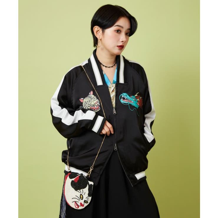 【カヤ】倭の絵ビーズミニバッグ | アミナコレクション  | 詳細画像1 