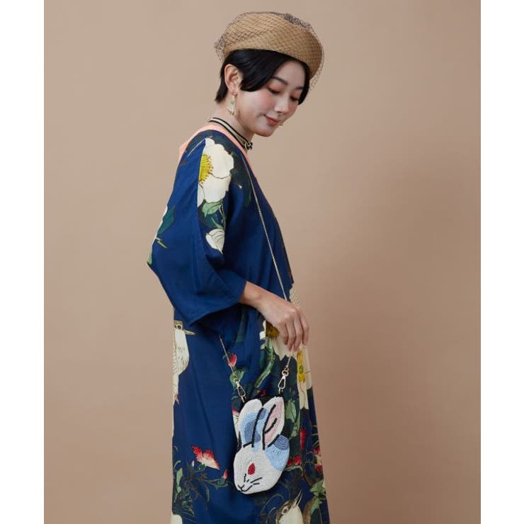 【カヤ】倭の絵ビーズミニバッグ | アミナコレクション  | 詳細画像2 