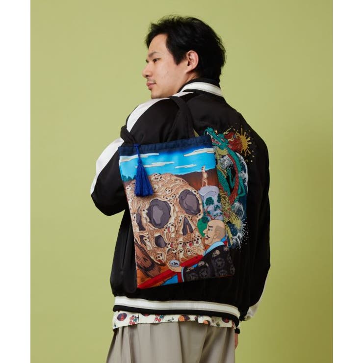 【カヤ】トートバッグ《鈴木ひょっとこ×倭物やカヤ》 | アミナコレクション  | 詳細画像6 