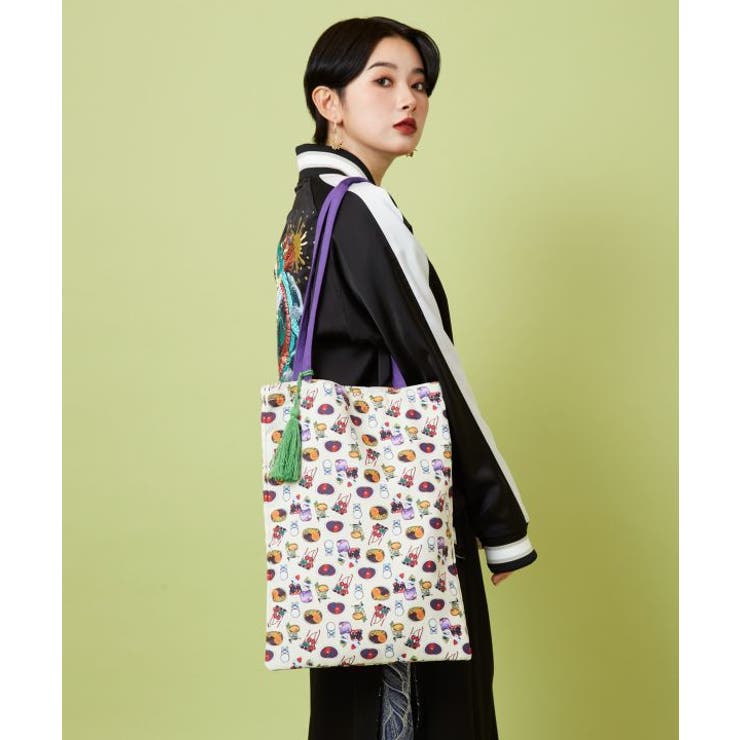 その他3 | 【カヤ】トートバッグ《鈴木ひょっとこ×倭物やカヤ》 | アミナコレクション 