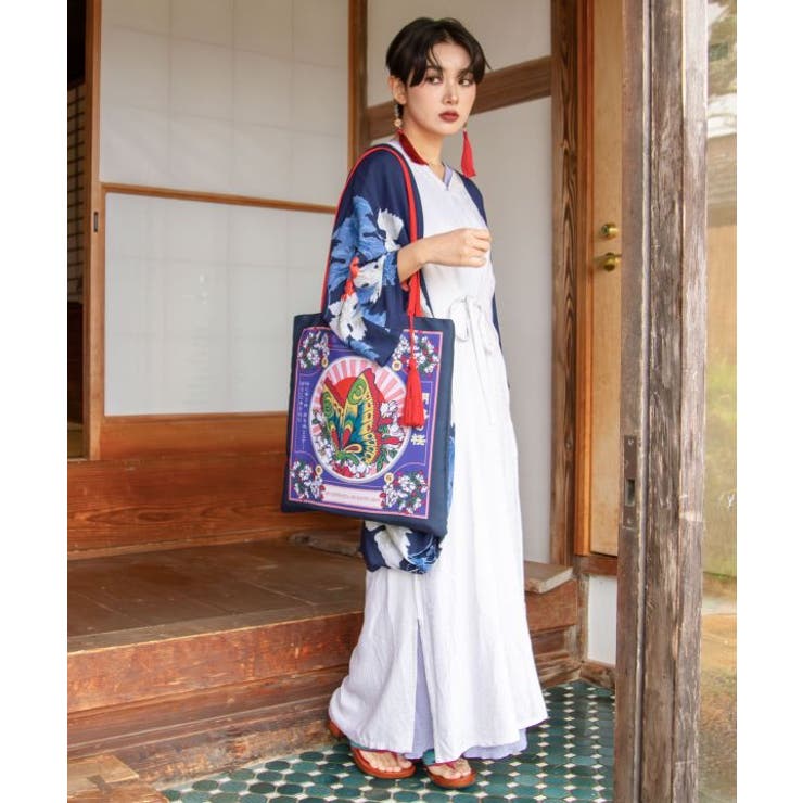 【カヤ】香図浪漫トートバッグ | アミナコレクション  | 詳細画像1 