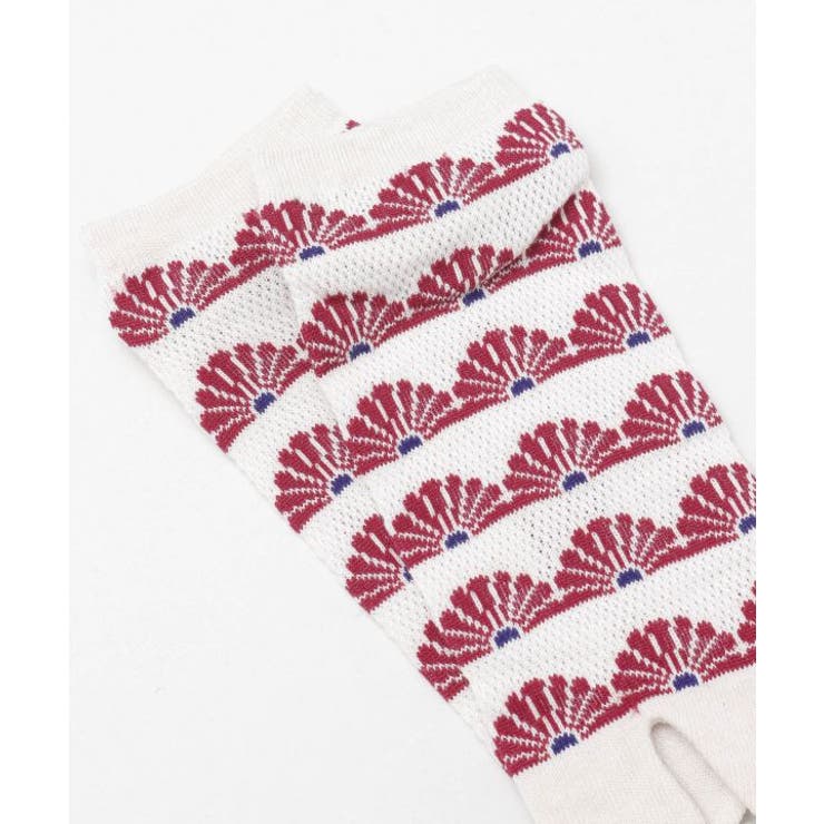 【カヤ】菊紋鹿の子足袋（23-25cm） | アミナコレクション  | 詳細画像2 