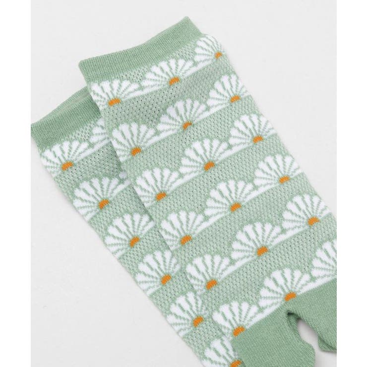 【カヤ】菊紋鹿の子足袋（23-25cm） | アミナコレクション  | 詳細画像4 