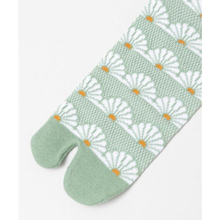 【カヤ】菊紋鹿の子足袋（23-25cm） | アミナコレクション  | 詳細画像5 