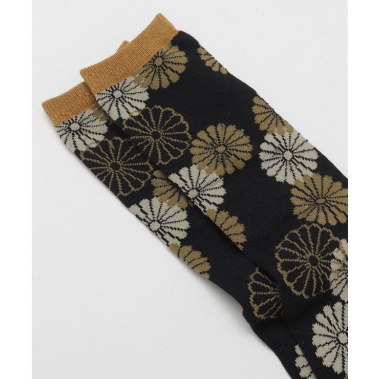 【カヤ】菊の足袋型くつ下（25-28cm） | アミナコレクション | 詳細画像2 