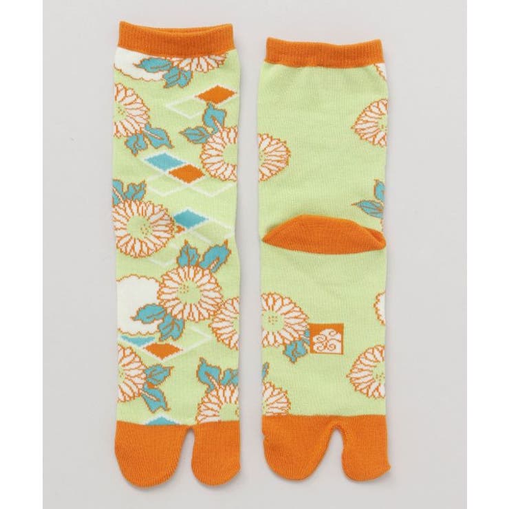 オレンジ系その他 | 【カヤ】小花足袋（23-25cm） | アミナコレクション 