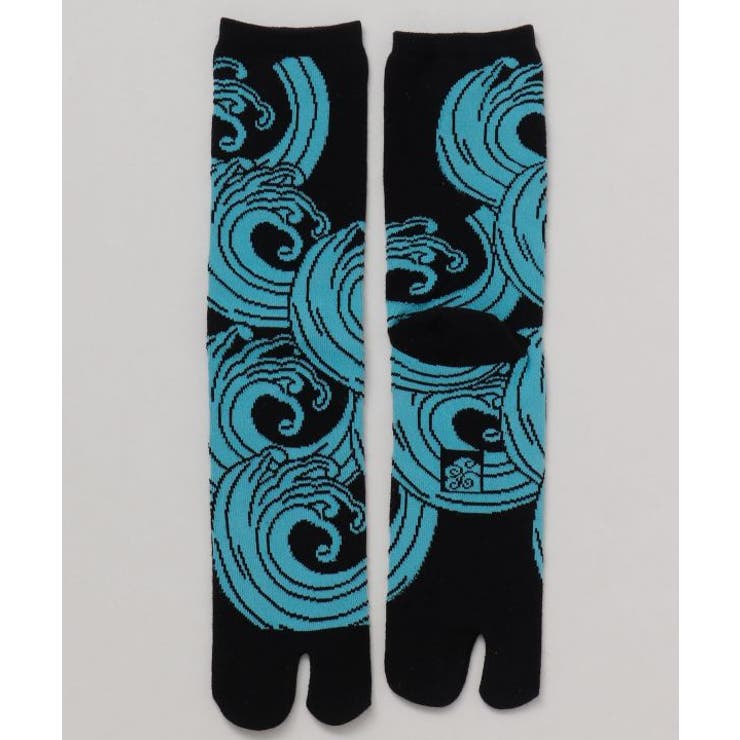 ブラック系その他 | 【カヤ】波家紋足袋（25-28cm） | アミナコレクション