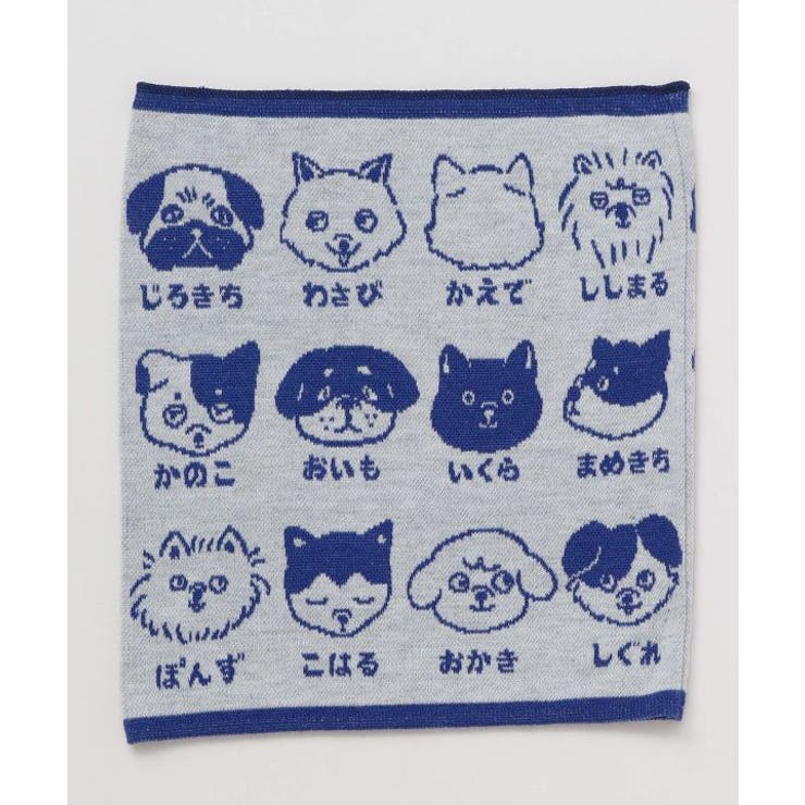ブルー | 【カヤ】犬のお名前腹巻き【Ｌサイズ】 | アミナコレクション 