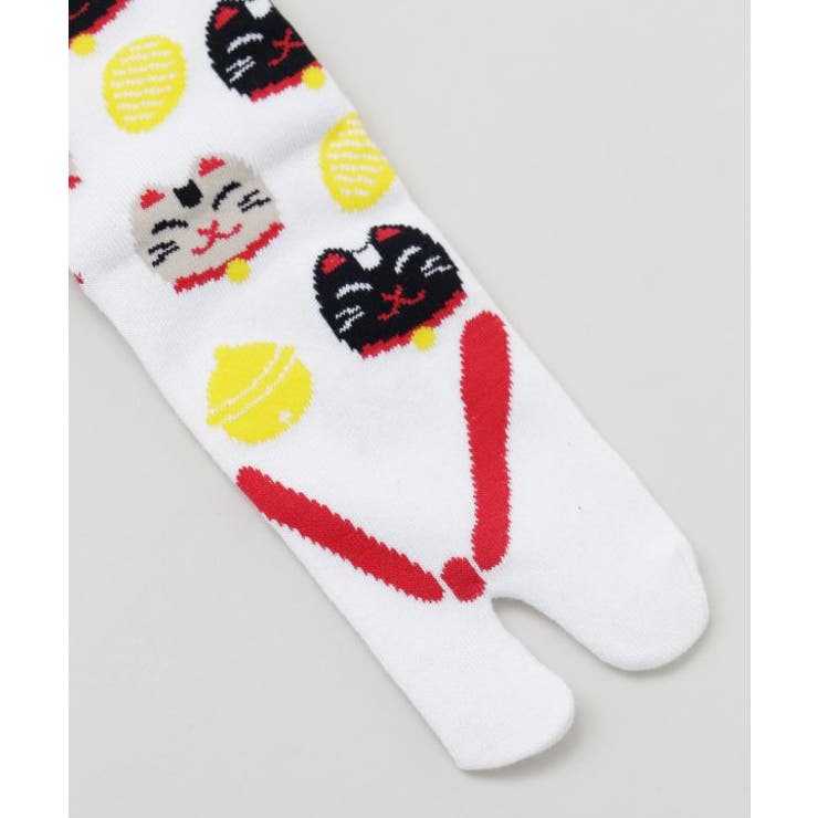 【カヤ】民芸鼻緒 足袋型靴下（23-25ｃｍ） | アミナコレクション  | 詳細画像4 